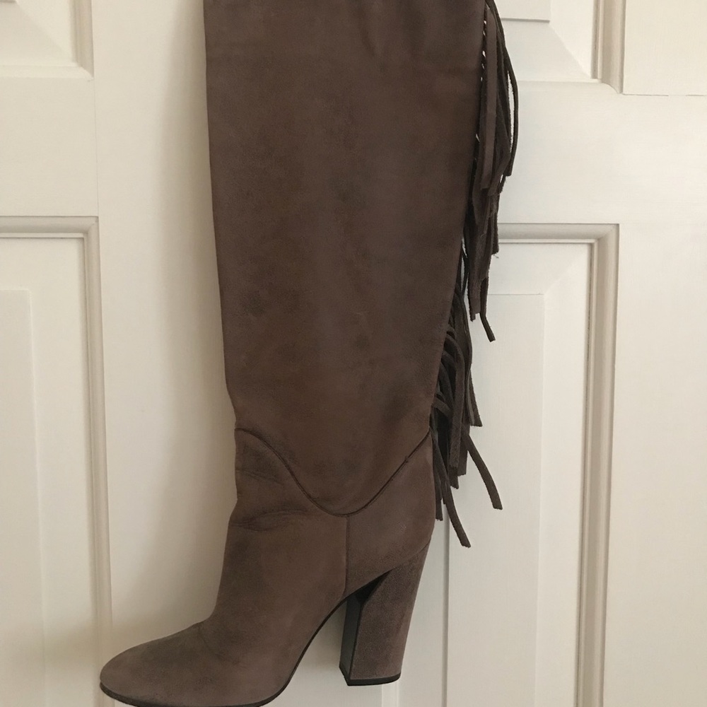 Gorgeous taupe Casadei boots.